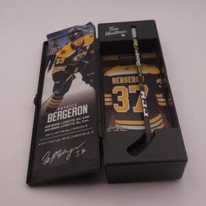 Tim Hortons Boston Bruins Patrice Bergeron 37 Frameworth Mini Stick with Box